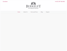 Tablet Screenshot of berkeley-international.com